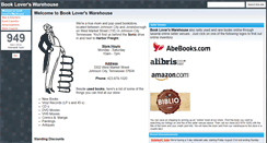 Desktop Screenshot of bookloverswarehouse.com